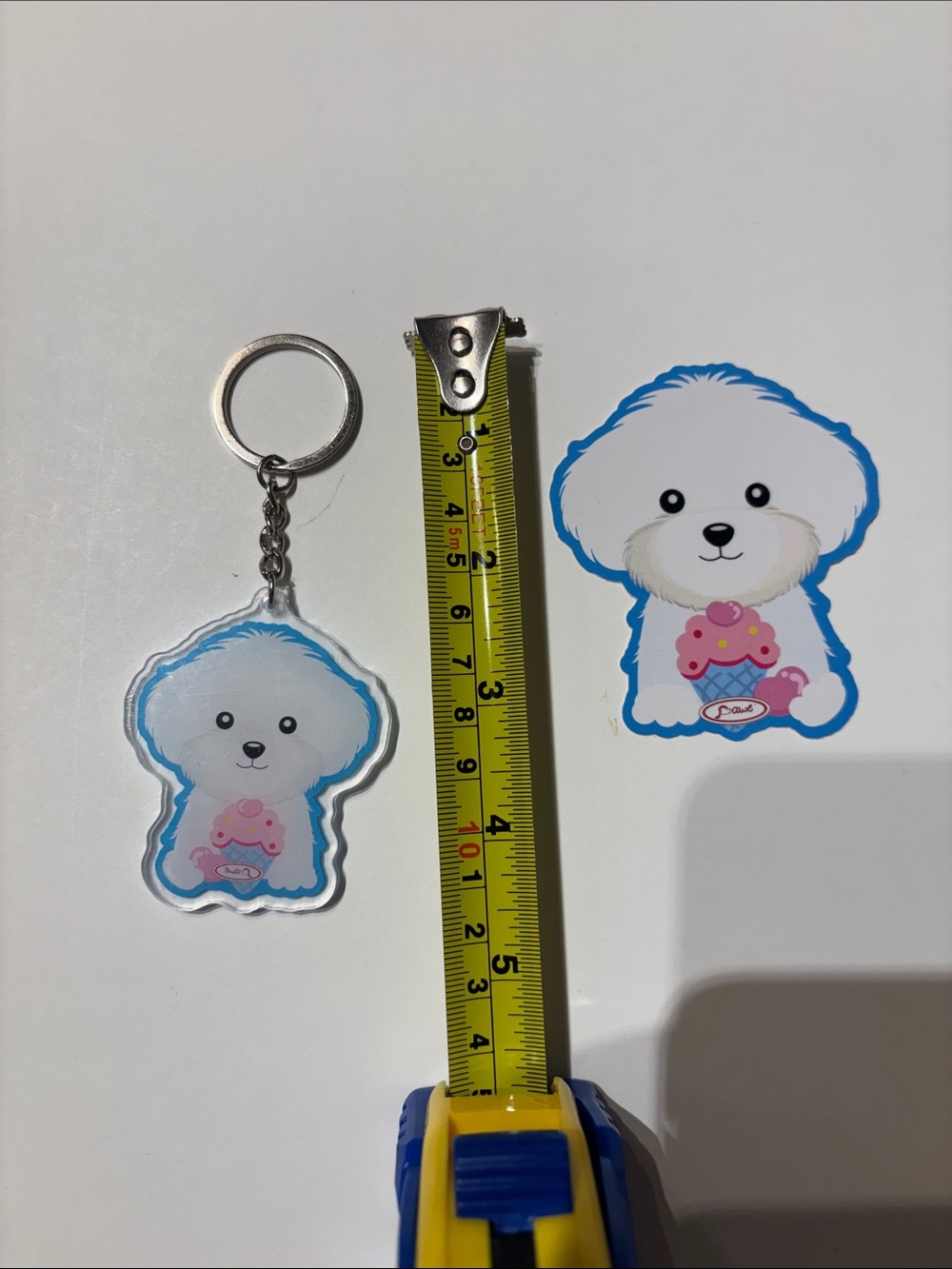 Maltese Keychain & Sticker Set - Picture 6 of 6